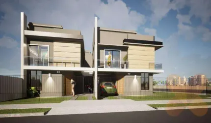 Sobrado à venda, 67 m² por R$ 485.000,00 - Cidade Industrial - Curitiba/PR