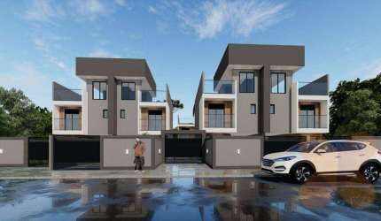 Sobrado com 3 dormitórios à venda, 133 m² por R$ 790.000,00 - Uberaba - Curitiba/PR