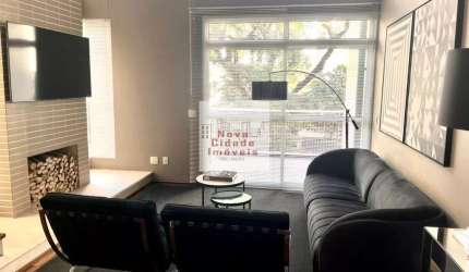 Jardins! Loft de 90 m² todo mobiliado com 1 suíte, 2 vagas à venda - LO2665