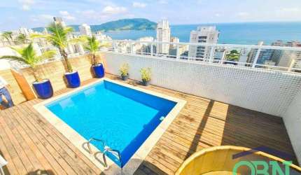 !!EXCLUSIVIDADE!! MARAVILHOSA COBERTURA DUPLEX ALTO PADRÃO com 300m² ÚTEIS - 03 SUÍTES - 03 VAGAS - PISCINA+ÔFURO+ESPÇ. GOURMET por R$ 3.895M - EMABRÉ