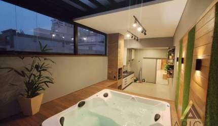 !!!COBERTURA PENTHOUSE!!! com 3 dormitórios à venda, 191 m² por R$ 1.799.000 - Campo Grande - Santos/SP