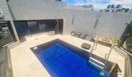 !!!OPORTUNIDADE!!! LINDA COBERTURA DUPLEX À 01 QUADRA DA PRAIA com 106m² ÚTEIS - PISCINA - 02 DORM. - 02 W.C - 02 VAGAS por R$ 1.090M - BOQUEIRÃO