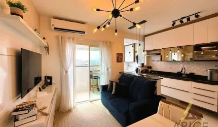 !!!OPORTUNIDADE!!! LINDO APTO. SEMI-NOVO EM ´PRÉDIO COM LAZER COMPLETO - 40m² ÚTEIS - 01 DORM. - VARANDA - BANHEIRO - 01 VAGA por R$ 450 MIL