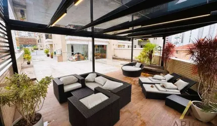 !!!OPORTUNIDADE ÚNICA!!! APTO. GARDEM com 261m² ÚTEIS - 02 SUÍTES - CHURRASQUEIRA - LOUNGE - 03 VAGAS - PRÉDIO COM LAZER COMPLETO - GONZAGA/SANTOS
