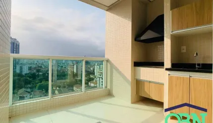 LIINDO APARTAMENTO ALTO PADRÃO com 77m² ÚTEIS - 02 SUÍTES - VARANDA GOURMET - 04 W.C - 02 VAGAS - LAZER COMPLETO - PONTA DA PRAIA / SANTOS