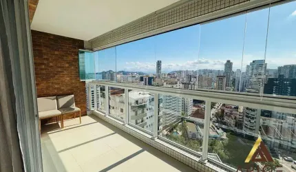 Apartamento com 3 dormitórios à venda, 141 m² por R$ 2.115.000,00 - Embaré - Santos/SP