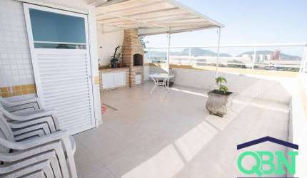 Cobertura com 2 dormitórios, 120 m² - venda por R$ 829.000,00 ou aluguel por R$ 5.196,00/mês - Estuário - Santos/SP