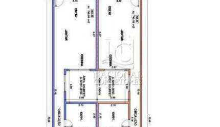Casa à venda, 3 quartos, 1 suíte, 2 vagas, Vila Camilópolis - Santo André/SP