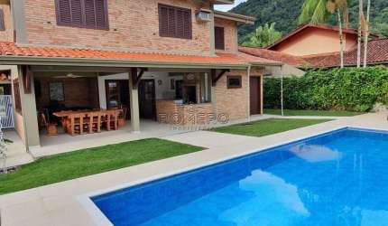 Casa de Condomínio com 6 quartos, Recanto Lagoinha, Ubatuba - R$ 2.8 mi, Cod: 1563