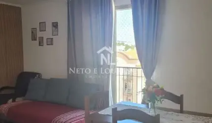 Apartamento à venda no Bairro Centenário em Jundiaí com 55 m², móveis planejados e 1 vaga coberta