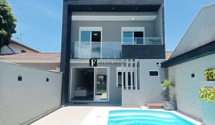 Sobrado com piscina alto padrão Atami