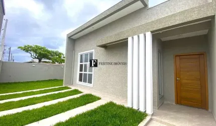 Casas novas de esquina perto do mar no Gaivotas