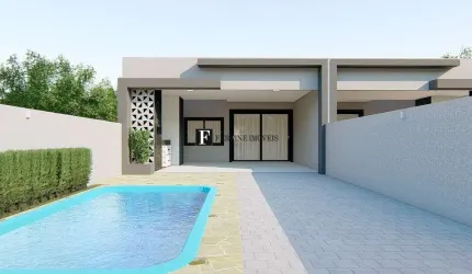 Casas novas com piscina e suíte Leblon Pontal PR