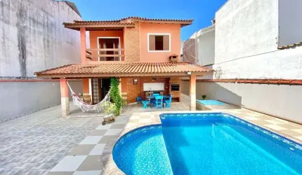 Casa para Venda em Itanhaém, Cibratel 2, 4 dormitórios, 1 suíte, 2 banheiros, 5 vagas