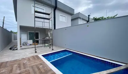 Casa para Venda em Itanhaém, Nova Itanhaém, 3 dormitórios, 1 suíte, 1 banheiro, 2 vagas