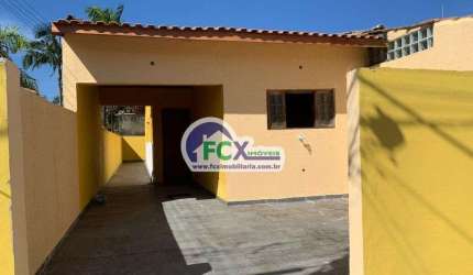 Casa para Venda em Itanhaém, Laranjeiras, 2 dormitórios, 1 banheiro, 1 vaga