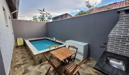 Casa em Condomínio para Venda em Itanhaém, Balneário Gaivotas, 2 dormitórios, 1 suíte, 1 banheiro, 1 vaga