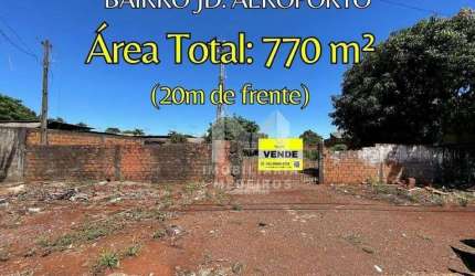Terreno à venda, 770 m² por R$ 700.000,00 - Santos Dumont - Cascavel/PR