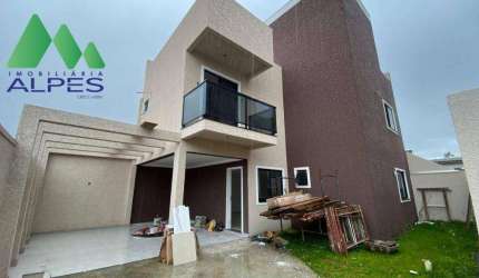 Sobrado com 3 dormitórios à venda, 138 m² por R$ 770.000,00 - Xaxim - Curitiba/PR