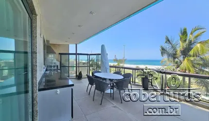 Cobertura à venda na praia do Recreio. Frontal mar.