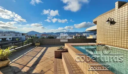 Cobertura à venda no Recreio. Única. Duplex.
