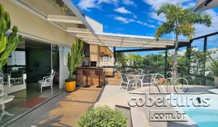 Cobertura à venda no Recreio. Única. Duplex. Pronta para morar