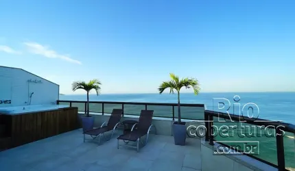 Cobertura à venda na praia da Barra da Tijuca. Avenida Lucio Costa
