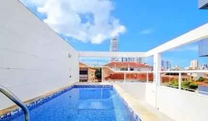 Triplex com Piscina - 5 quartos - Embare - Santos