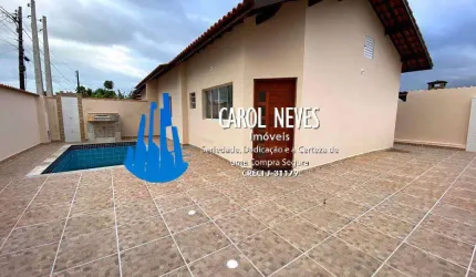 CASA NOVA 2 DORMITÓRIOS SUÍTE LADO PRAIA FINANCIAMENTO BANCÁRIO ITANHAÉM