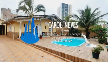 CASA 4 DORMITÓRIOS SUÍTE LADO PRAIA FINANCIAMENTO BANCÁRIO MONGAGUÁ