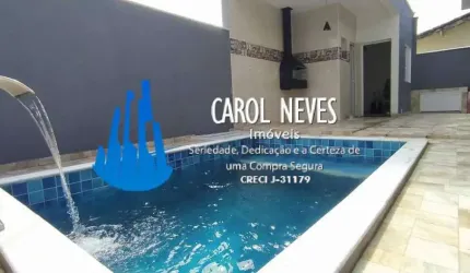 CASA 3 DORMITÓRIOS SUÍTE LADO PRAIA PISCINA FINANCIAMENTO BANCÁRIO ITANHAÉM