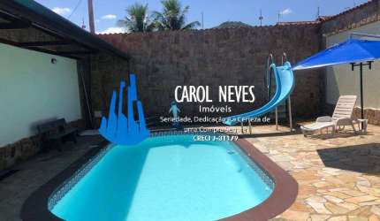 CASA ALTO PADRÃO 4 DORMITÓRIOS 3 SUÍTES FINANCIAMENTO BANCÁRIO MONGAGUÁ