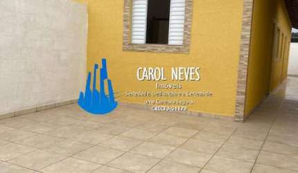CASA NOVA 2 DORMITÓRIOS  FINANCIAMENTO BANCÁRIO LADO PISTA ITANHAÉM