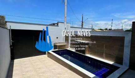 CASA NOVA 2 DORMITÓRIOS 1 SUÍTE LADO PRAIA FINANCIAMENTO BANCÁRIO ITANHAÉM
