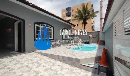CASA 3 DORMITÓRIOS 1 SUÍTE LADO PRAIA FINANCIAMENTO BANCÁRIO MONGAGUÁ