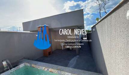 CASA NOVA 2 DORMITÓRIOS 1 SUÍTE LADO PRAIA FINANCIAMENTO BANCÁRIO ITANHAÉM