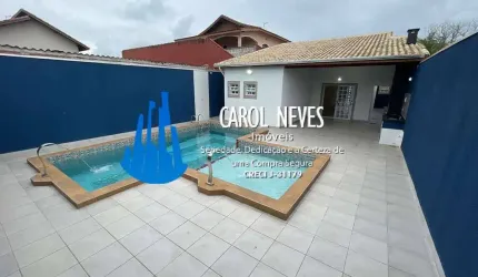 CASA 3 DORMITORIOS 3 SUITES PISCINA LADO PRAIA FINANCIAMENTO ITANHAEM