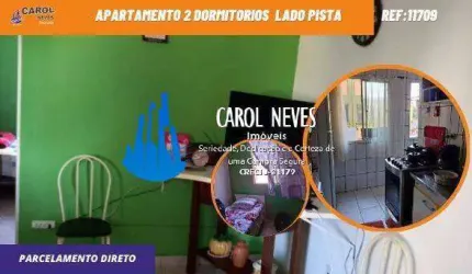APARTAMENTO 2 DORMITORIOS LADO PISTA PARCELAMENTO ITANHAEM
