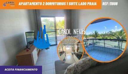 APARTAMENTO 2 DORMITORIOS 1 SUITE LADO PRAIA FINANCIAMETO BANCARIO MONGAGUA