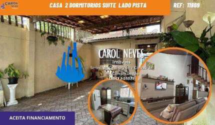 CASA 2 DORMITORIOS SUITE LADO PISTA FINANCIAMENTO BANCARIO MONGAGUA