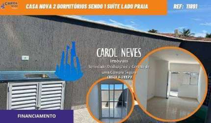 CASA CONDOMINIO FECHADO 2 DORMITORIOS LADO PRAIA FINANCIAMENTO ITANHAEM