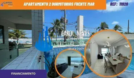 APARTAMENTO 2 DORMITORIOS FRENTE MAR FINANCIAMENTO BANCARIO MONGAGUA
