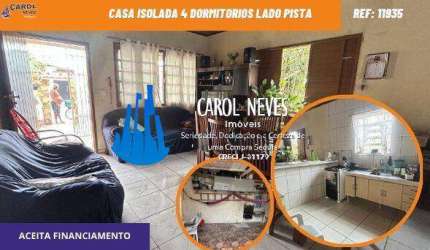CASA ISOLADA 4 DORMITORIOS LADO PISTA A VISTA MONGAGUA