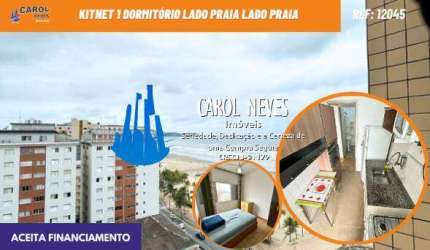KITNET 1 DORMITORIO LADO PRAIA FINANCIAMENTO BANCARIO PRAIA GRANDE