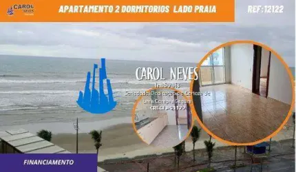 APARTAMENTO 2 DORMITORIOS LADO PRAIA FINANCIAMENTO MONGAGUA