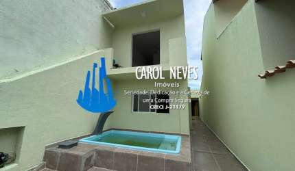 SOBRADO 2 DORMITORIOS  PISCINA LADO PISTA FINANCIAMENTO MONGAGUA