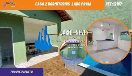CASA 2 DORMITORIOS PISCINA LADO PRAIA FINANCIAMENTO ITANHAEM