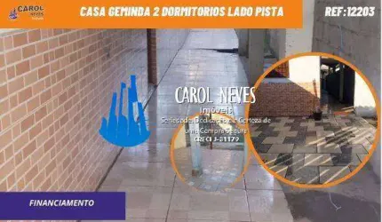CASA GEMINADA 2 DORMITORIOS SUITE LADO PISTA FINANCIAMENTO MONGAGUA