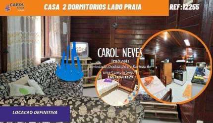 CASA 2 DORMITORIOS  SUITE LADO PRAIA LOCACAO DEFINITIVA MONGAGUA
