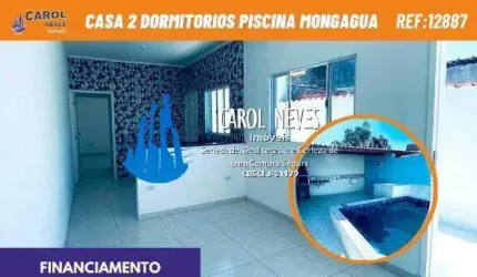 CASA 2 DORMITORIOS PISCINA FINANCIAMENTO BANCARIO PLATAFORMA II